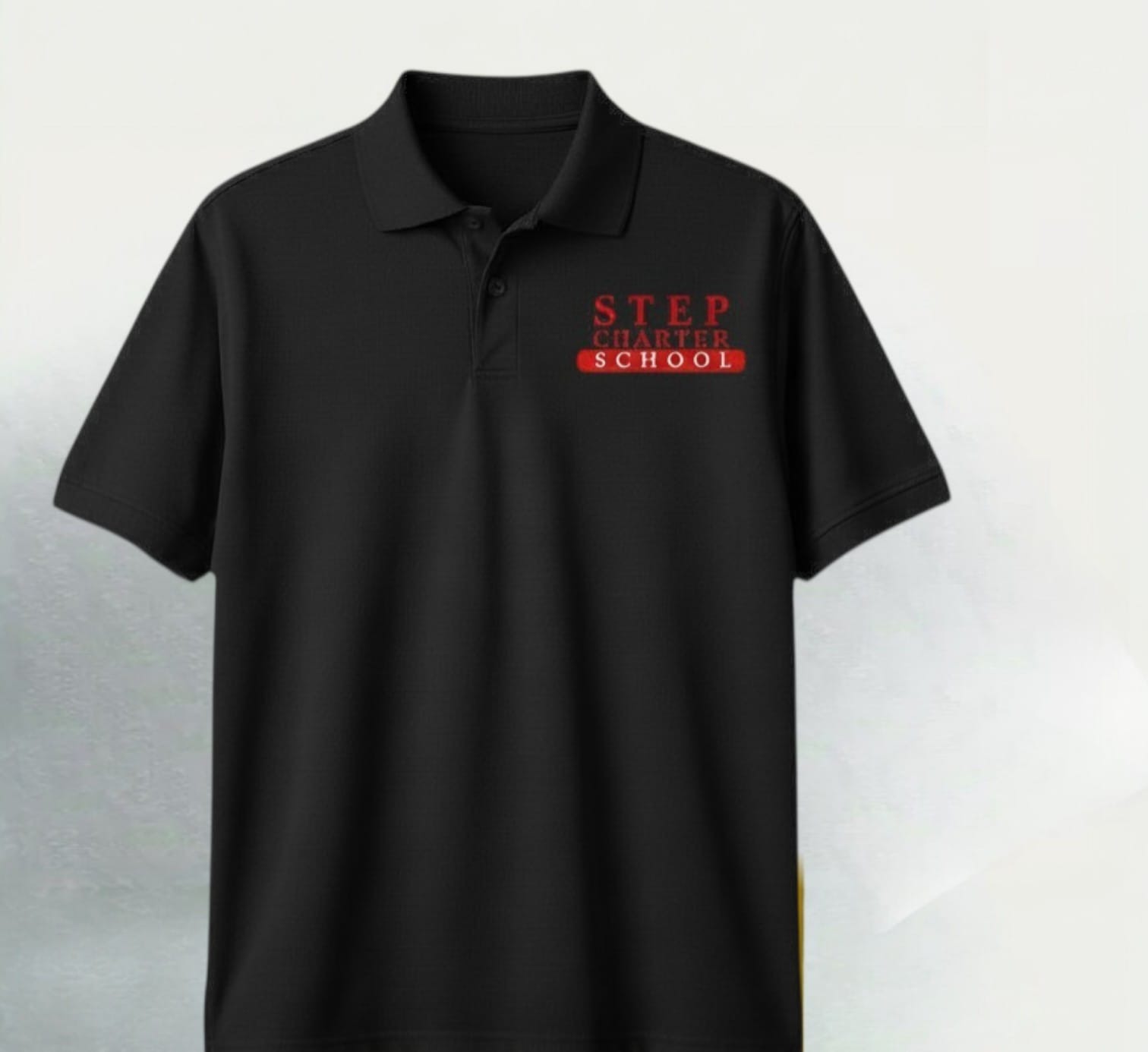 short sleeve polo shirts (black)